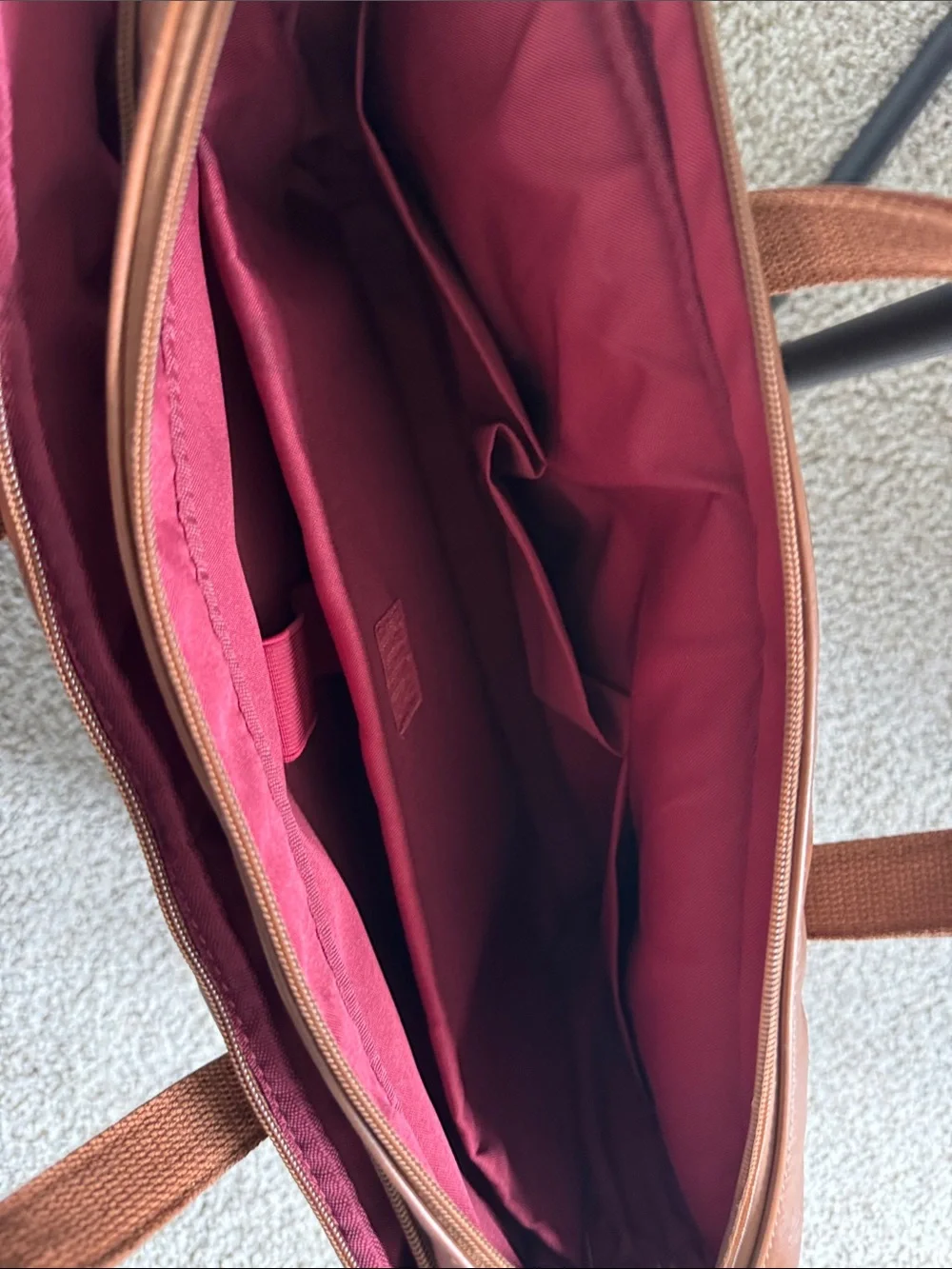 Men's Leather Messenger Bag in Brown - Classic Travel & Work Bag
